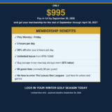 Winter Birdie Membership Special!